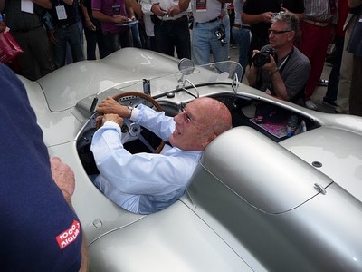 Stirling Moss at the Mille Miglia