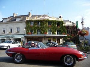 Hotel De France, La Chartre-sur-le-Loir.Join us on our 2016 Le Mans Classic car tour