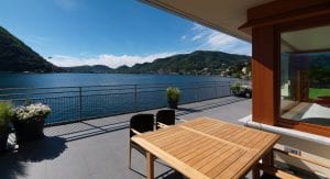 Villa hotel on the outskirts of Como town