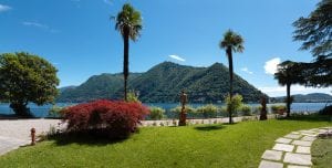 Villa hotel on the outskirts of Como town