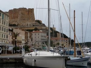 Bonifacio at the southern tip of Corsica.Join us on our 2017 Corsica car tour.