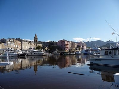 St. Florent, Corsica.Join us on our 2017 Corsica car tour.
