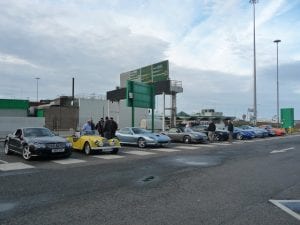 Dover ferry terminal. Join us on our 2019 tour to watch the Mille Miglia 