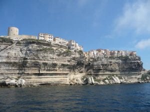 Bonifacio at the southern tip of Corsica.Join us on our 2017 Corsica car tour.