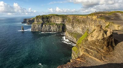The cliffs of Moher.Join us on our Ireland car tour