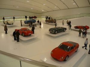 The new Ferrari museum in Modena.Join us on our 2018 Mille Miglia Tour 