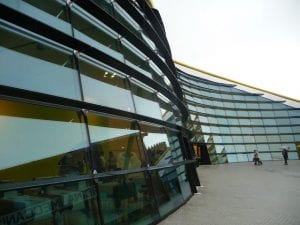 The new Ferrari museum in Modena.Join us on our 2018 Mille Miglia Tour