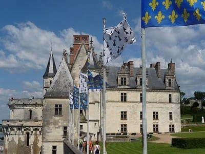 Chateau of Amboise.Join us on our Loire Valley car tour