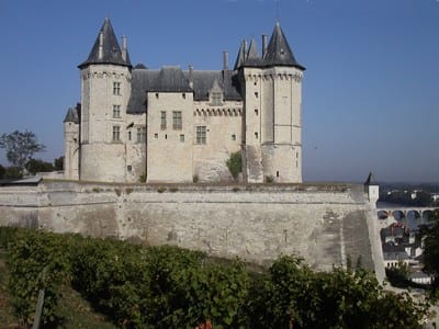 Chateau de Saumu.Join us on our Loire Valley car tourr