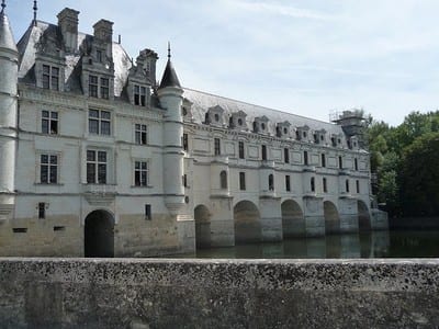 Chenonceau chateau.Join us on our Loire Valley car tour