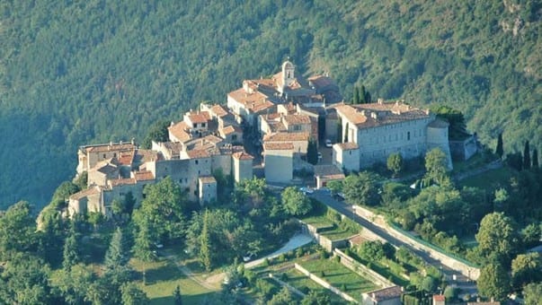 Gourdon, our lunch stop.Join us on our 2018 "Winter weekend in Provence" tour
