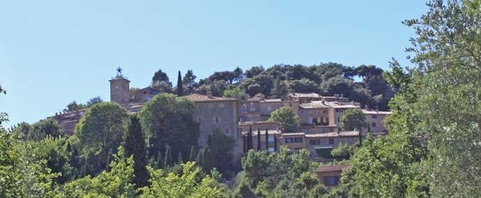 Moissac de Bellevue where our hotel is based.Join us on our 2018 "Winter weekend in Provence" tour