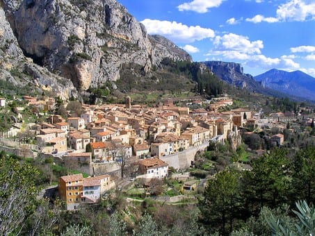 Moustiers Sainte Maire,Provence.Join us on our 2018 "Winter weekend in Provence" tour