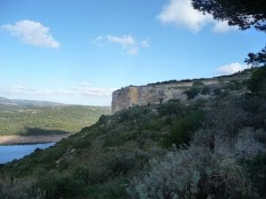 View from the village of Monteleone Rocca Doria. Join us on our 2017 Sardinia car tour. 