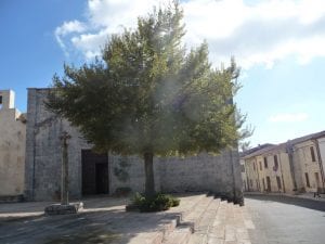 Santo Stefano church, Monteleone Rocca Doria. Join us on our 2017 Sardinia car tour. 