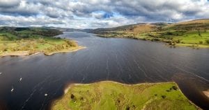 where our hotel is located at the end of the lake